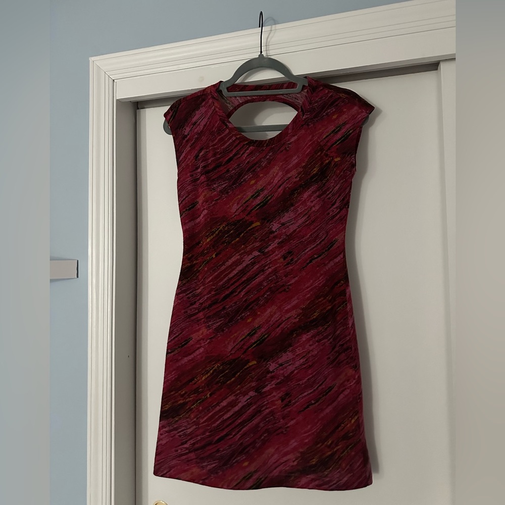 Johnny Martin casual red dress size small.